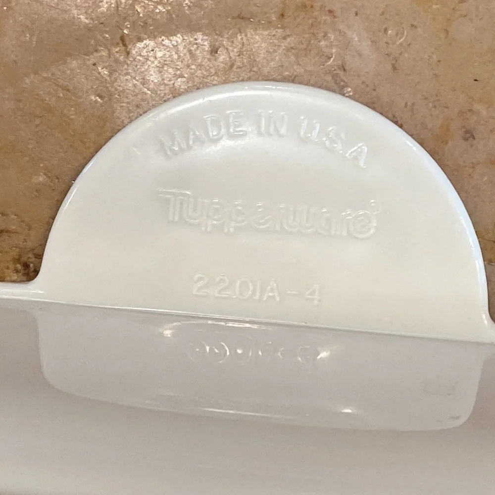 Vintage Tupperware taco holder set of two